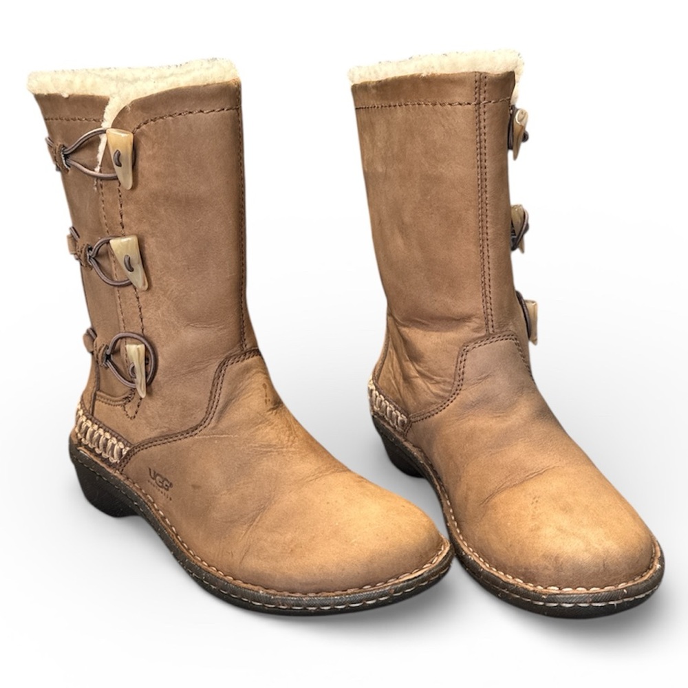 UGG Women's Tan Leather Boots